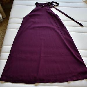 LOFT Racerback Shift Dress with side neck tie